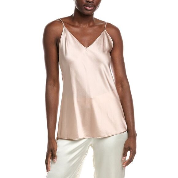 MaxMara Tops - Max Mara Womens  Silk-Blend Cami Shirt, Pink